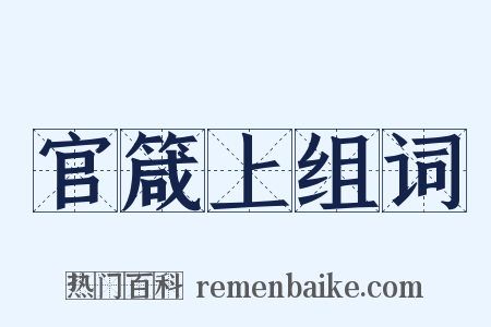 官箴上组词是什么意思的图片